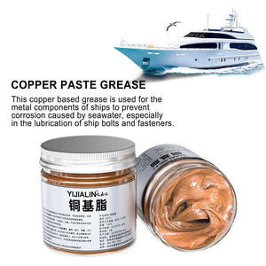 100g Copper Anti-Seize Grease Lubricant for Bolts, Hubs, Gears & Car Brake Pads