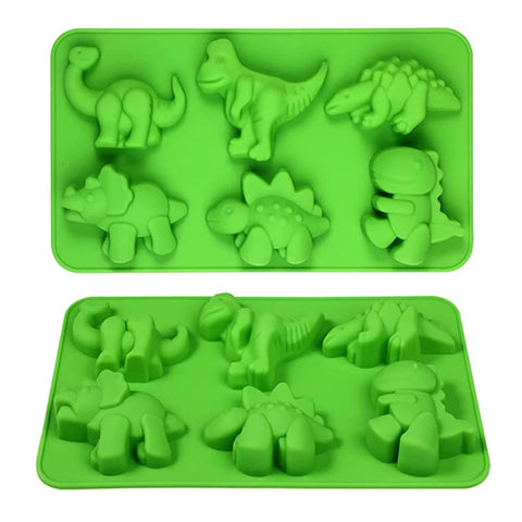 Dinosaur Silicone Mold for Cake, Candy, Soap, Candle Crafts Decor