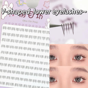 10-Pack Dramatic Volume False Eyelashes Set 5-7mm + Applicator
