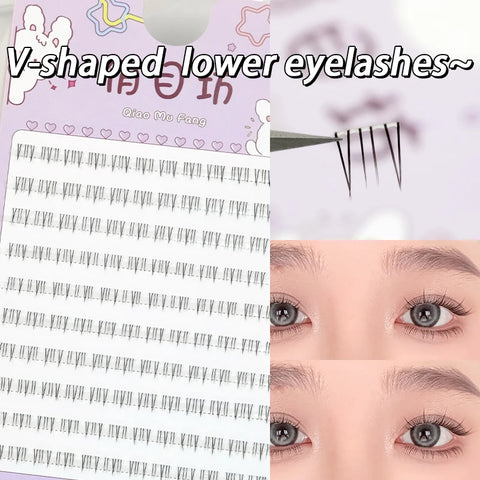 10-Pack Dramatic Volume False Eyelashes Set 5-7mm + Applicator