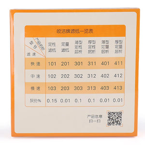 100pcs Lab Qualitative Filter Paper Circles - Fast/Medium/Slow Speed Oil Filtering
