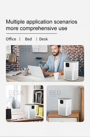 Portable Air Purifier for Home - H13 HEPA & Carbon Filters, Smart Control, Efficient Dust & Odor Removal