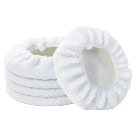 5-Pack 10" Car Buffer Pads for Polishing, Buffing, Waxing - Bonnet & Polish Pads