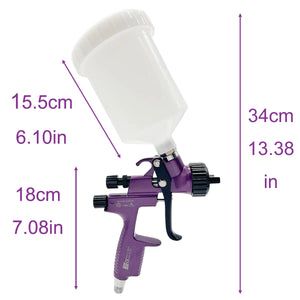 1.3/1.4mm Car Paint Spray Gun Airbrush for Auto Body Repair