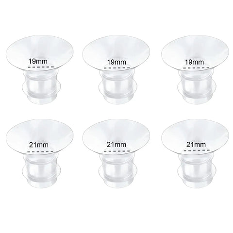 Breast Pump Flange Inserts 5 Sizes Shield Converter Replacement 13mm-21mm