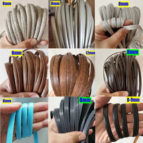 500g Thicker Plastic Rattan Weaving Material for Synthetic PE Rope Handmade Knit Furniture Repair Tool