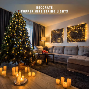 100m 1000 LED Fairy String Lights Copper Wire Waterproof 220V/110V EU/US Plug Outdoor Party Wedding Decor