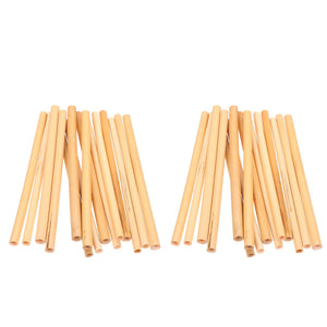 100-Pack Bamboo Bee Tubes for Mason Bees, Eco-Friendly Beekeeping Supplies for Gardens