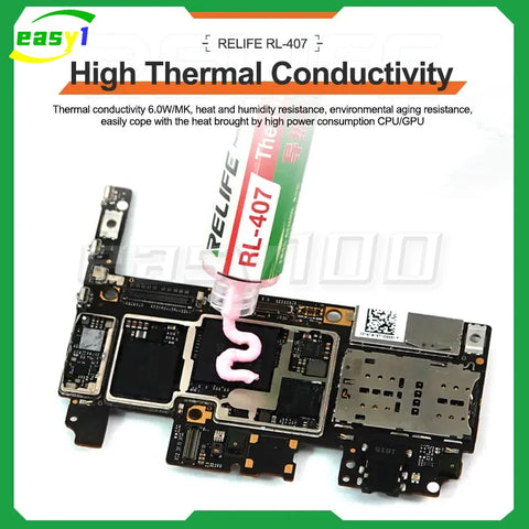Efficient Thermal Paste for Mobile & Desktop CPU/GPU Cooling & Maintenance