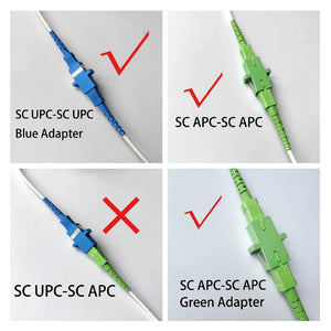 10-Pack Single-Mode Fiber Optic Pigtail SC/UPC Connector 1.3m 9/125μm G652D 0.9mm Indoor FTTH Cable