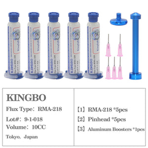 10cc No-Clean Soldering Paste with Needle Flux RMA-218