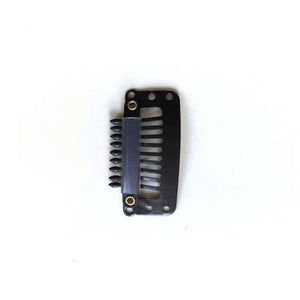 100pcs Black Brown Wig Clips 2.3cm-3.6cm Snap Clips for Hair Extensions & Wefts Hairpins Styling Tools