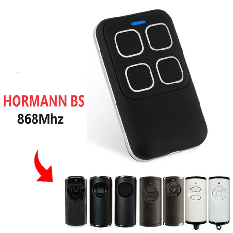 868MHz Remote Control Duplicator Compatible with Hormann HSE1, HSE2, HSE4, HSE868, Black Transmitter