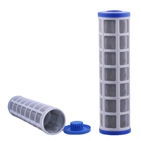 10" Stainless Steel Washable Water Filter Cartridge 40 Micron Mesh