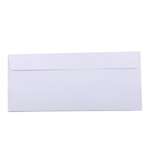 10-100pcs White Self-Seal Business Envelopes #10, Holds A4/Bills/Invoices, Secure Windowless Design