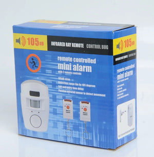 Wireless Motion Sensor Alarm Security System Remote-Controlled for Home Garage Indoor Outdoor