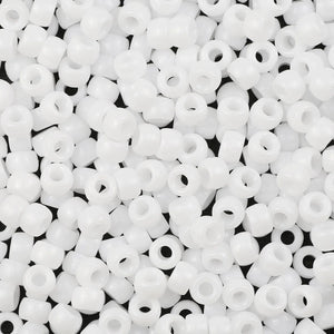 1000pcs Multi-colored Large Hole Pony Beads for Jewelry Making, DIY Crafts, Bracelets, Keychains Supplies