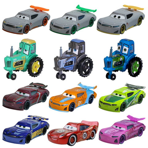 1:55 Scale Diecast Toy Cars Set - Racing Duo: Lightning and Storm Models