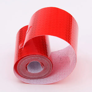 100cm x 5cm Reflective Tape Safety Warning Sticker for Cars & Motorcycles
