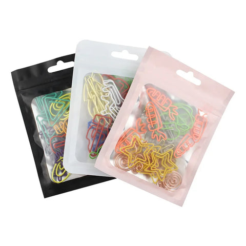 30 Pcs Cute Kawaii Paper Clips & Bookmarks for Stationery, Scrapbooking, School, Office Desk Organizer Accessories