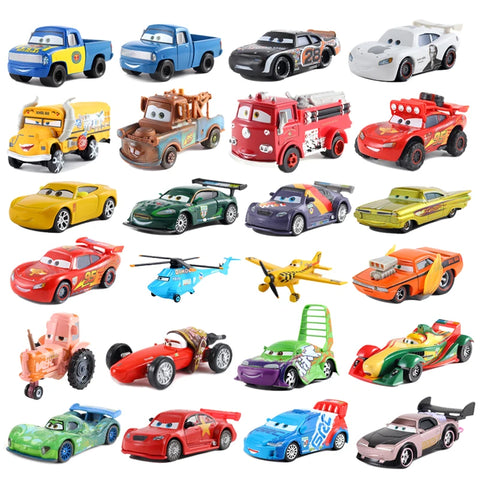 Diecast Toy Car Set 1:55 Scale - Includes Snot Rod, DJ, Boost, Wingo Models
