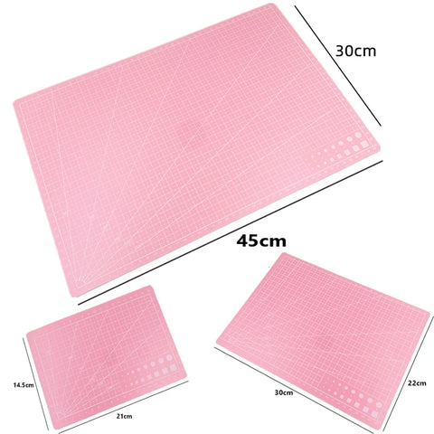 A3 A4 A5 PVC Cutting Mat for Sewing DIY Leather Engraving Single-Sided Board