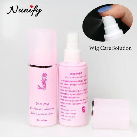 Hair Care Spray for Wigs - Anti-Frizz, Smoothing Oil Conditioner & Wig Accessories