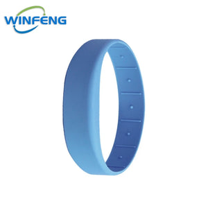 10-Pack 125kHz RFID Silicone Wristbands Waterproof TK4100 EM4100 Proximity Bracelets for Men & Women Swimming Pool