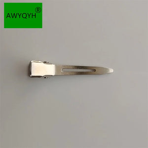 100 Pcs 4.5cm Metal Snap Clips for Hair Extensions, Salon Sectioning Tools & Accessories