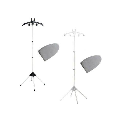 Foldable Clothes Drying Rack with Adjustable Telescopic Height & Ironing Stand