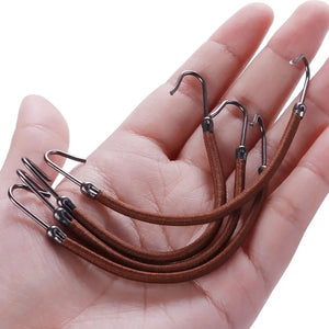 100-Pack Non-Slip Hair Ties - Colorful Elastic Bands for All Hair Types