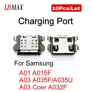 10-100pcs USB Charging Port Connector Dock Socket for Samsung Galaxy A01 A03 Replacement Repair