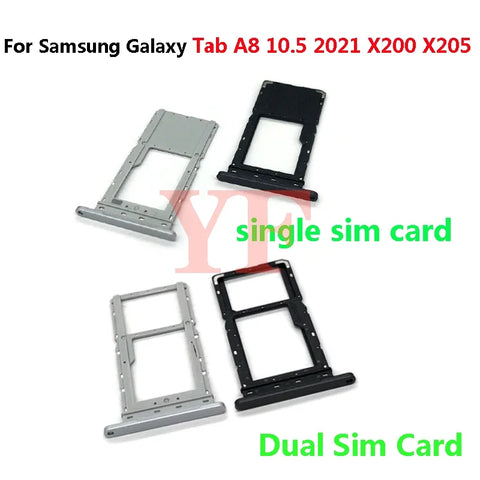 Galaxy Tab A8 10.5 2021 Sim Card Tray Slot Holder X200 X205 Repair Part