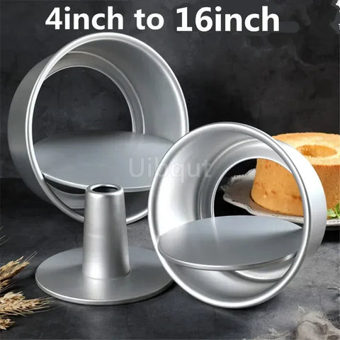 25cm Non-stick Chiffon Cake Pan with Removable Bottom for Easy Release