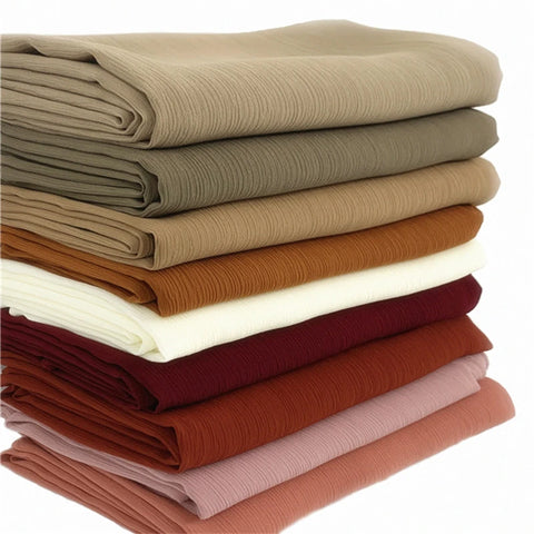 Chiffon Hijab Scarf: Solid Color, Premium Quality, Long Shawl for Women, Malaysian Style