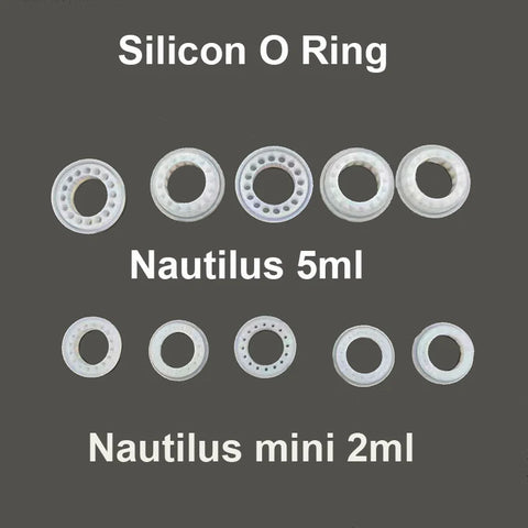 5-Pack Silicone O-Ring Set for Aspire Nautilus 5ml/Nautilus Mini 2ml Replacement