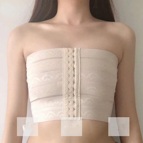 Breathable Strapless Chest Binder Tube Top for Cosplay, Trans, Lesbian, Tomboy Characters