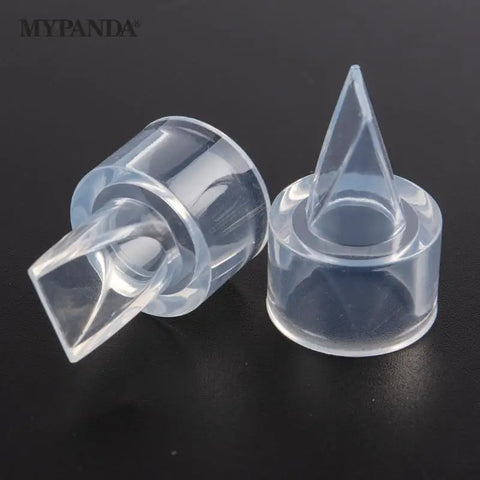 2pcs Duckbill Valve Breast Pump Backflow Protection Silicone Nipples - Fits Manual & Electric Pumps, Baby Feeding Accessories