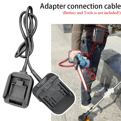 18V Li-ion Battery Adapter Cable Splitter Extension for Makita Lomvum Zhipu Power Tools