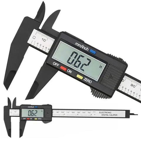 Electronic Digital Caliper 150mm 100mm Carbon Fiber Vernier Gauge Micrometer Measuring Tool