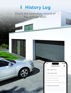 HomeKit Smart WiFi Garage Door Opener with Remote Control & Sensors, Compatible with Alexa, Google Assistant, SmartThings