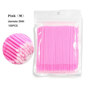 100-Pack Disposable Mascara Wands for Lash Extensions & Makeup