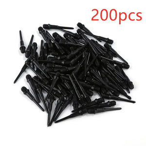 100-Pack Soft Tip Darts - Durable Plastic Tips for Electronic Dartboards