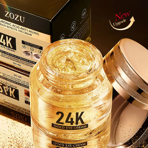 24k Gold Eye Cream - Anti-Aging, Dark Circles, Puffiness Reducer, Firming & Hydrating Eye Treatment