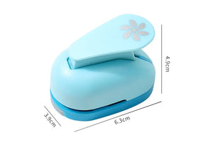 1.5cm Scrapbook Paper Punch Cutter for DIY Crafting, Foam, Photo, Card Shapes