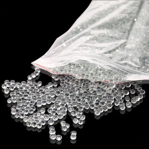 100pcs Precision Lab Glass Beads 1-8mm for Distillation Anti-Boil