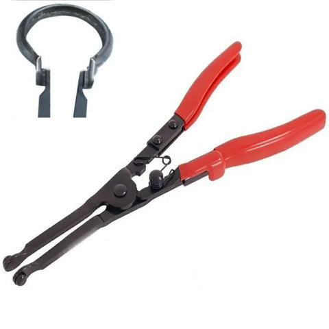 Extra Long Exhaust Pipe C Clamp Pliers Set for Garage | Citroen Peugeot Hose Clamps Tool