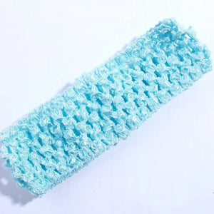 10 Pack 4cm Crochet Elastic Hairbands - Knit Headbands for Women Accessories