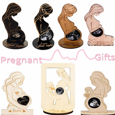 Baby Ultrasound Frame Keepsake for Expecting Parents - Photo Display Memento
