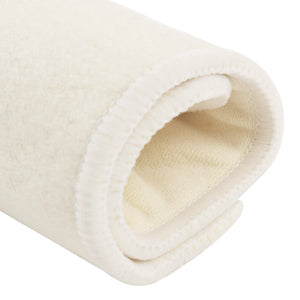 10-Pack Hemp Cloth Diaper Inserts, Reusable & Washable, 4-Layer Absorption